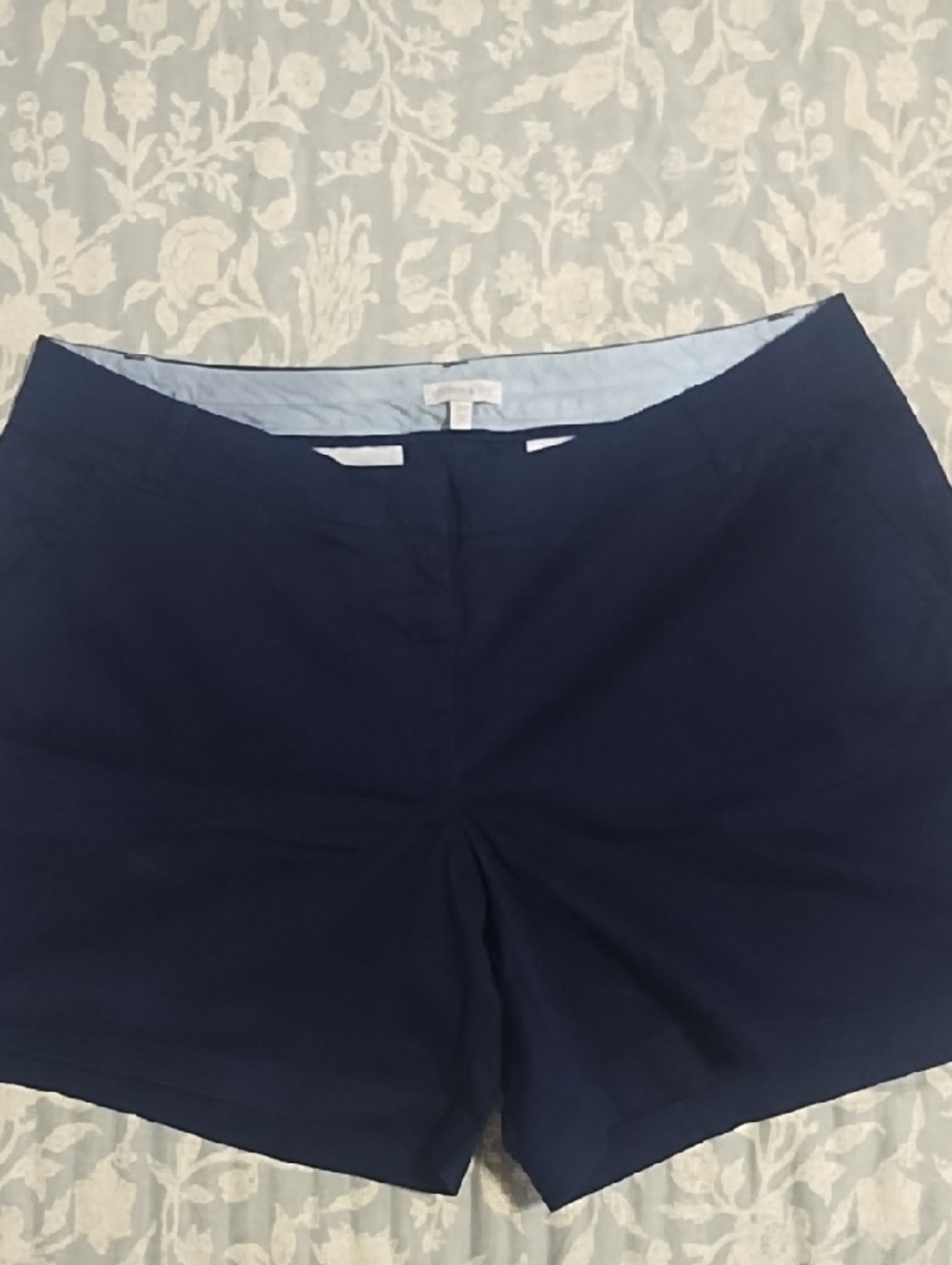 crown & ivy Navy Tailored Women's Shorts